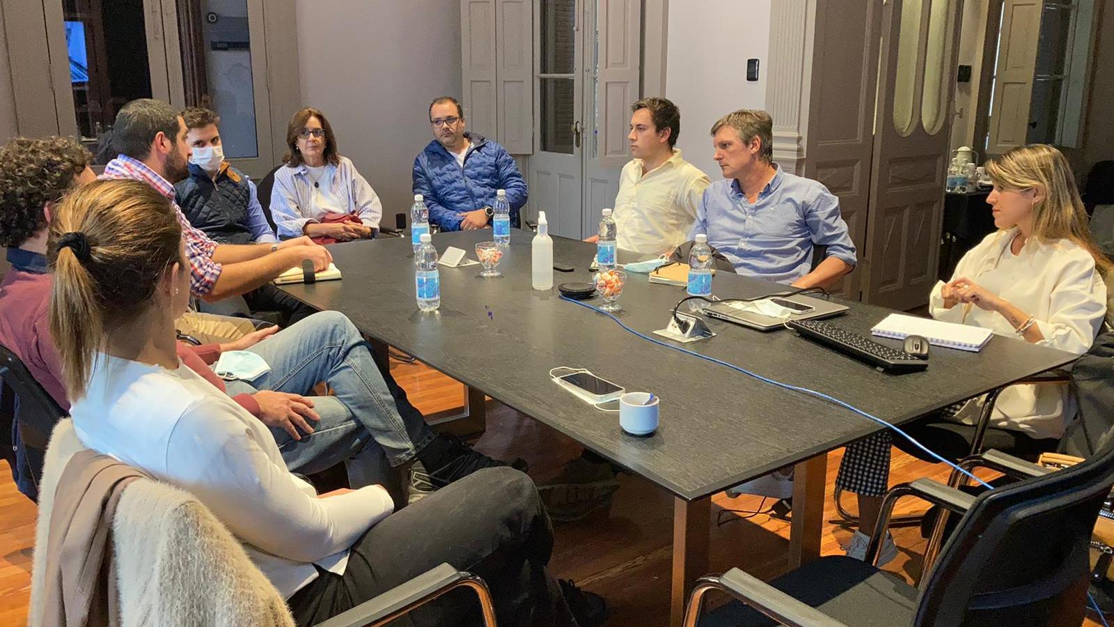 Foto de la reunión.